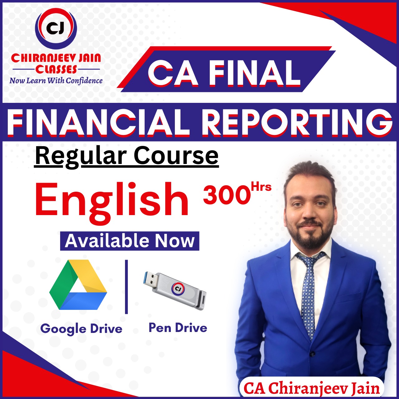 CA Final – Financial Reporting – Regular Batch (In English) – 300 Hrs