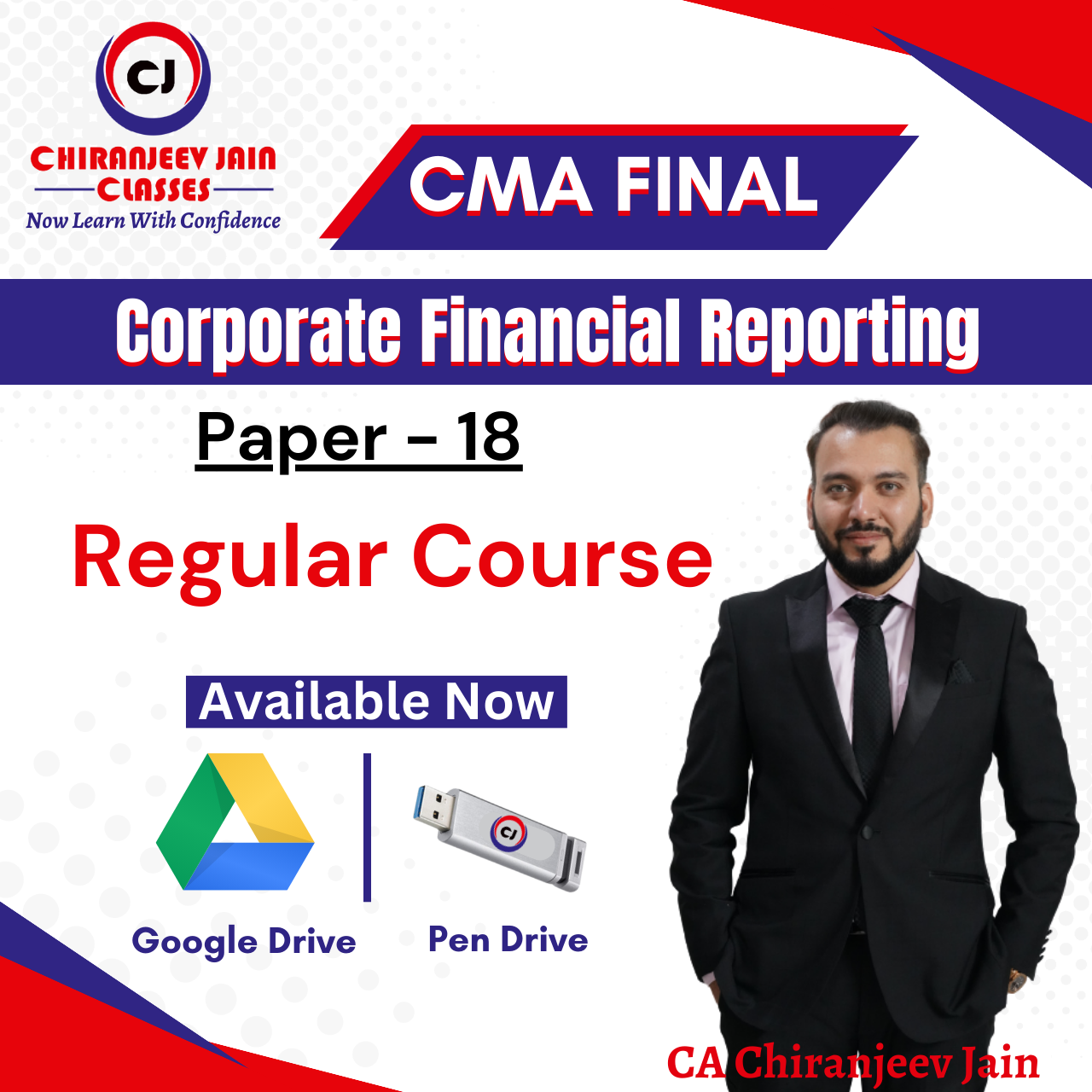 CMA Final – Corporate Financial Reporting – Live & Recorded